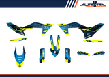 KTM EXC MY(24-26)2 Blue/Yellow Decal Set