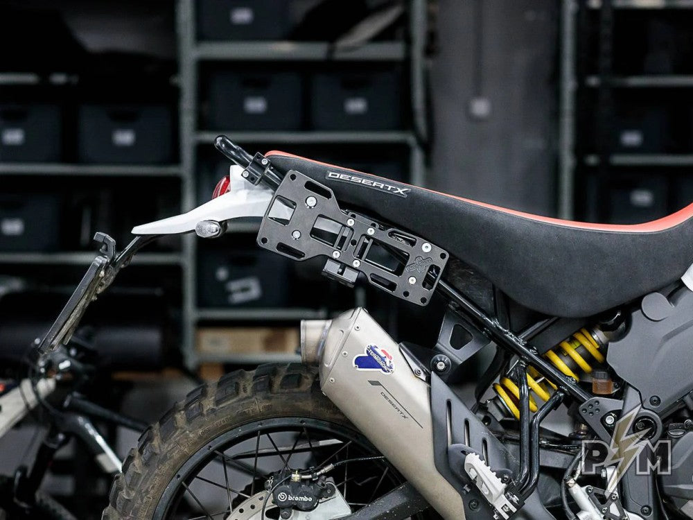 Perun Side carriers for Ducati DesertX