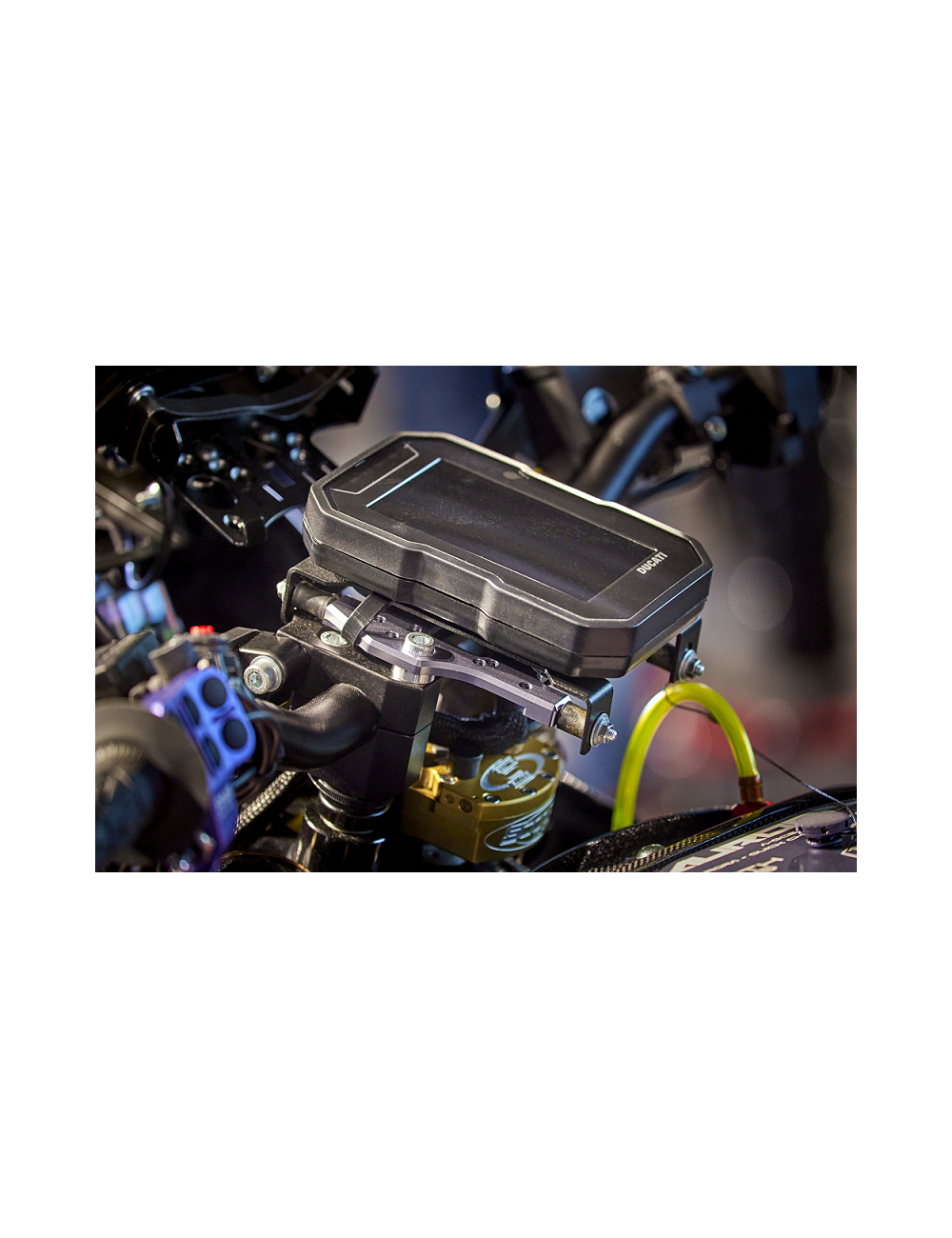 Speedo relocation bracket for Ducati DesertX